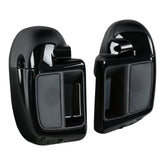 HR3 Black Honeycomb Fade Vented Lower Fairing Kit For Harley Touring models 2014-2024